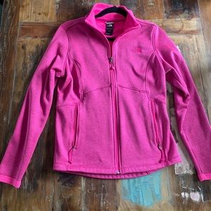 The north face pink women’s jacket